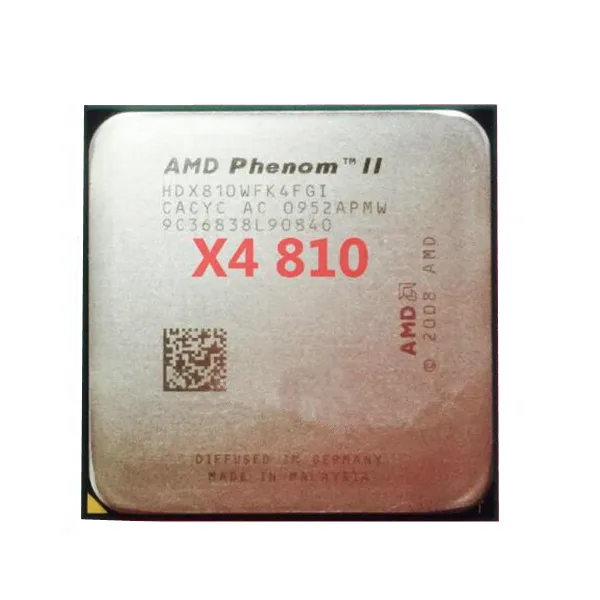Процессор AMD Phenom II X4 810 (2 6 ГГц/4 Мб/4 ядра/разъем AM3/938 pin) настольный процессор HDX810WFK4FGI