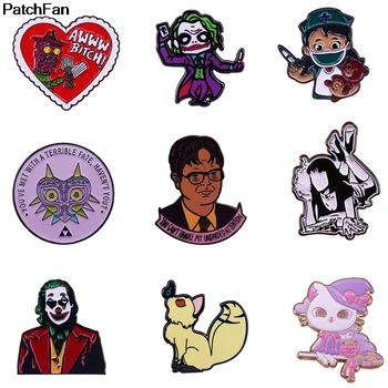 

A3492 Patchfan Cartoon Office Tv Show Brooch Badges Icons On Backpack Anime Dragon Ball Pin Badge Decoration