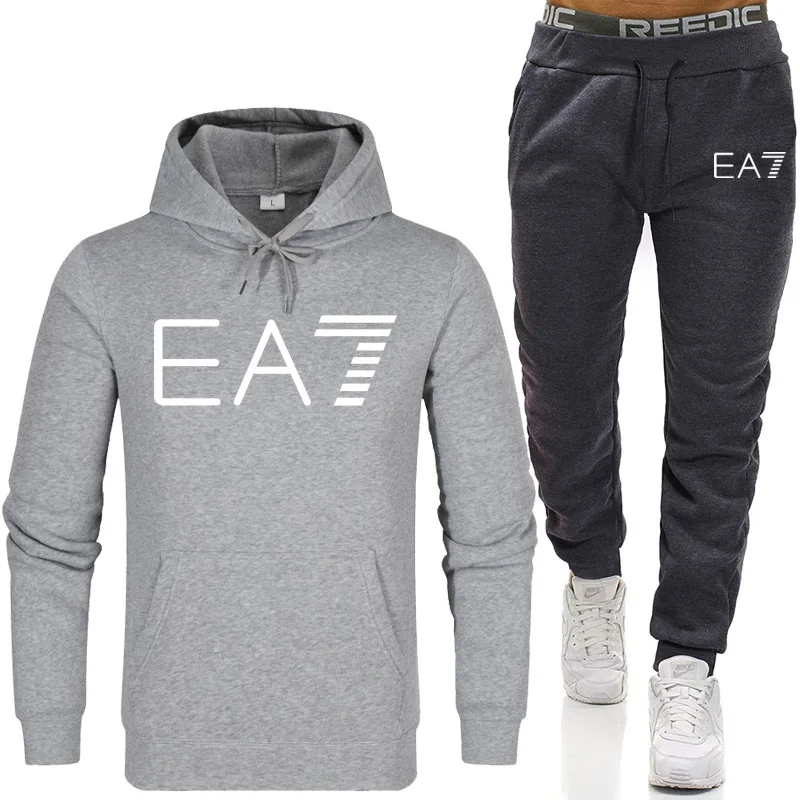 Men's Sets Sportswear Thick Hoodie+Pants Sport Suits Casual Sweatshirts Tracksuit Male Sportswear Gyms Fitness trouser 2020 New Men's Sets Sportswear Thick Hoodie+Pants Sport Suits Casual Sweatshirts Tracksuit Male Sportswear Gyms Fitness trouser 2020 New