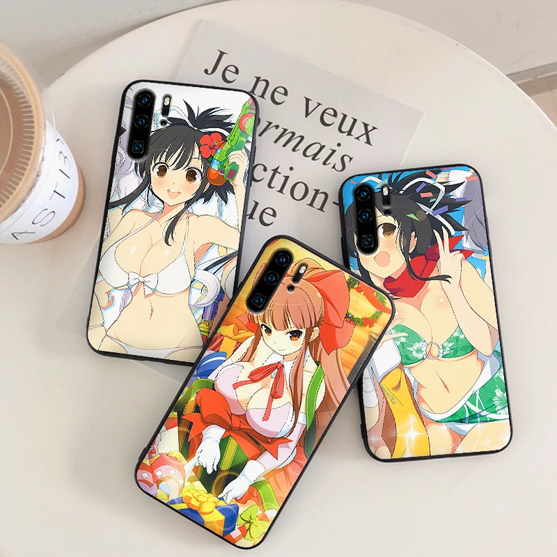 sexy cute Senran Kagura anime For Huawei Y6 Y7 2018 Y9 Prime 2019 Mate 10 20 Pro Nova2 3 4 Lite Nova 2i 3i 5i Soft Silicone Case | Мобильные