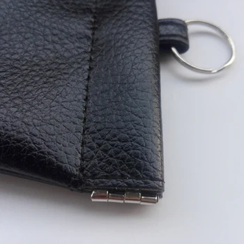 

Kit RFID Key Bag Security Set Shielding Remote Cover Case 12.5*9.5cm Leather Accessories Car Anti-theft Durable
