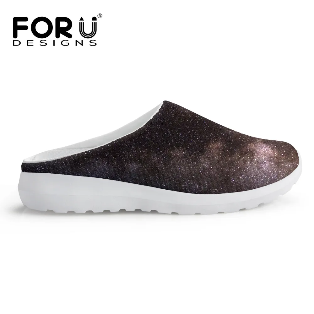 

2019 Flowers Print Hole Slippers Casual Summer Home Anti-slip Home Drag