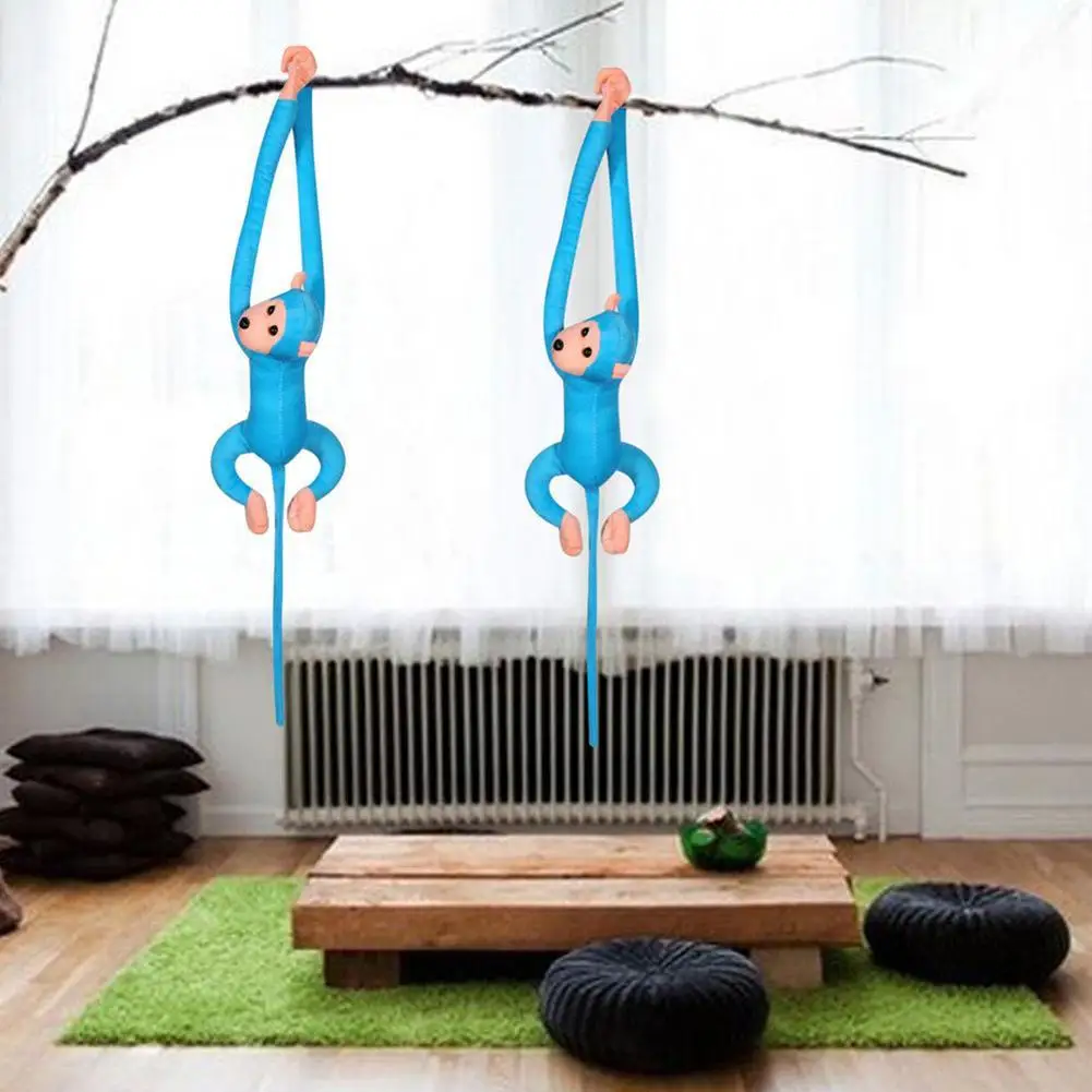 Cute Stuffed Monkey Plush Toy Doll Long Arm Hanging Gibbons Kids