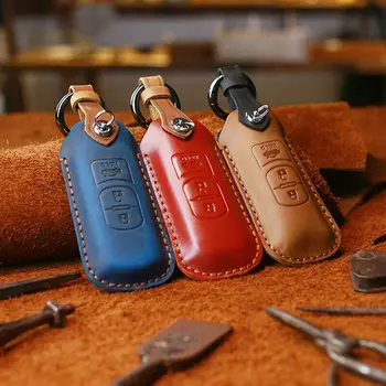 Nuovo cuoio per Mazda 2 3 5 6 8 Axela Atenza CX3 CX4 CX5 CX7 CX9 RX MX-5 Miata fob Car key case Set Shell accessori 2 Nuovo cuoio per Mazda 2 3 5 6 8 Axela Atenza CX3 CX4 CX5 CX7 CX9 RX MX-5 Miata fob Car key case Set Shell accessori - Nuovo cuoio per Mazda 2 3 5 6 8 Axela Atenza CX3 CX4 CX5 CX7