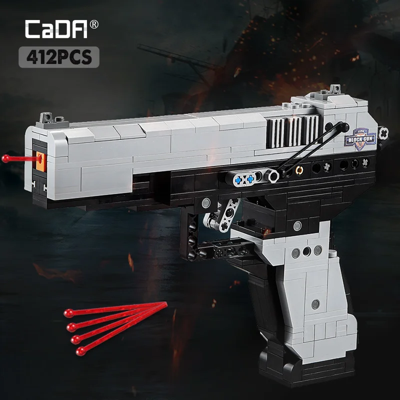 Пистолет Desert Eagle пистолет MK23 пулемет УЗИ военный строительный блок Второй