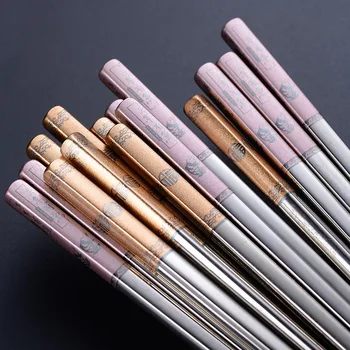 

Stainless Steel Chopsticks Square Metal Anti-slip Heat Resistant Mould