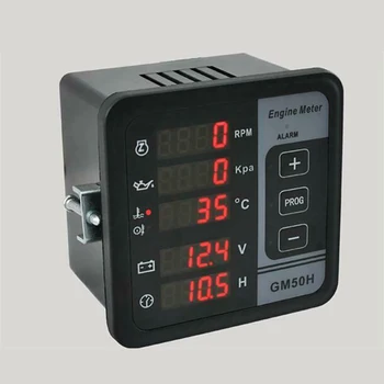 

GM50H Tools ABS Oil Pressure Gauge Test Replacement Digital Generator Set Controller Rotating Speed Accessory Engine LCD Display