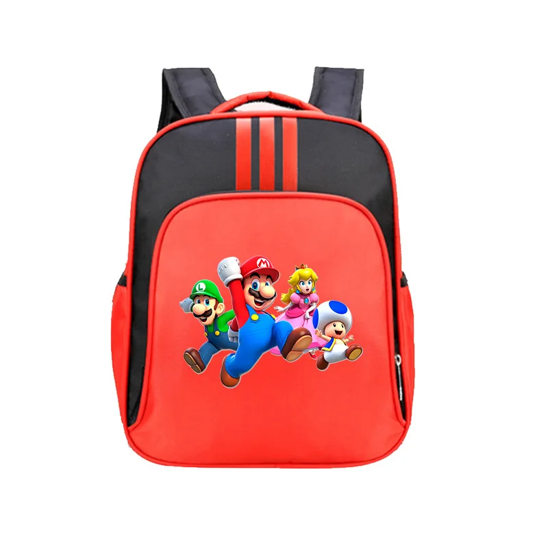 Горячая Игра Супер Марио Bros гриб рюкзак студентов Mochila Дети Книга сумка рюкзак мультфильм мальчики девочки рюкзак обратно в школу