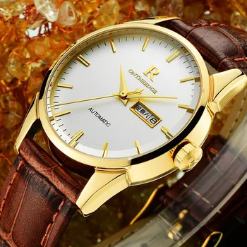 

Men's Watches Top Brand Luxury Hot Fashion Genuine Leather Waterproof Wristwatches Business Quartz Watch Male Clock Reloj Hombre