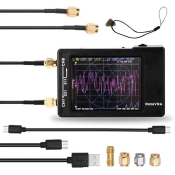 

NanoVNA 50KHz-900MHz Vector Network Analyzer Antenna Detector Kit MF HF VHF UHF