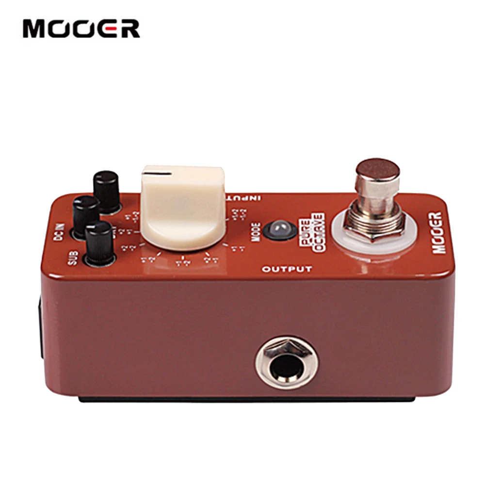 MOOER PURE OCTAVE Guitar Pedal Mini Octave Guitar Effect