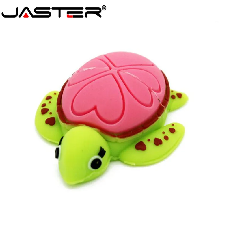 Usb флеш накопитель JASTER с черепаховым рисунком usb 2 0 4 ГБ 8 16 32 64 ГБ|USB флэш-накопители|