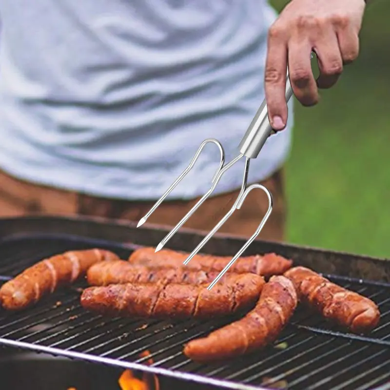 Endurance Stainless Steel Turkey Roast Lifters Long Handles for Strong Grip Dishwasher Safe FOU99