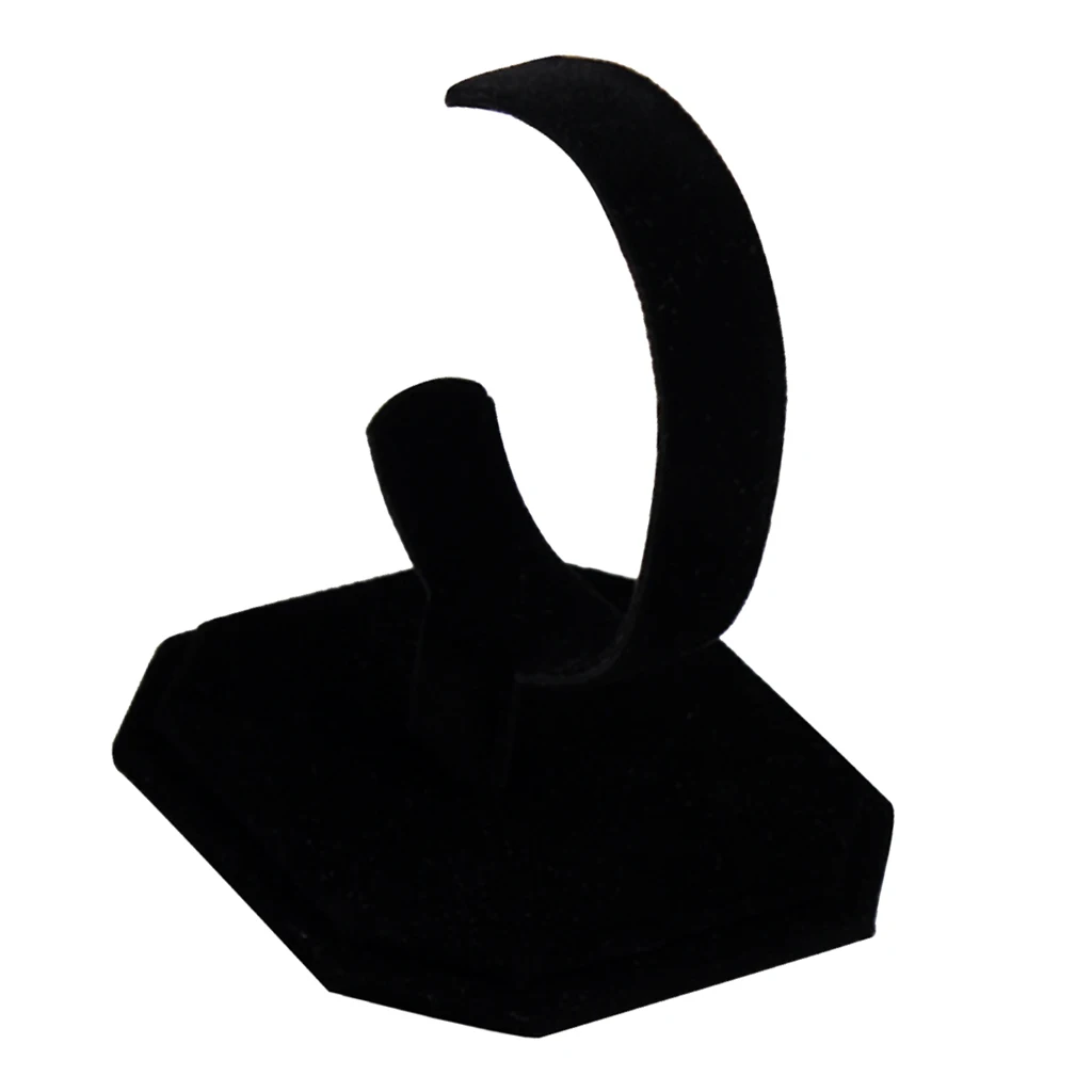 Blesiya Black Velvet Wrist Watch Holder Stand Bangle Bracelet Display Rack