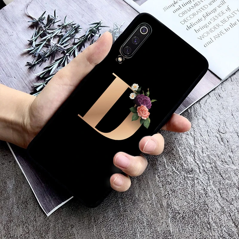 Letter Alphabet Flowers Print Floral 