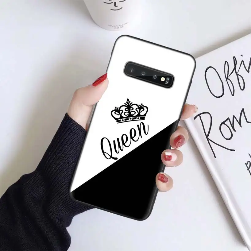 Черный чехол для samsung Galaxy A50 A70 A50S A10S A20S A10 A20E A30 A40 M40 M30S A80 мягкий чехол для телефона - Цвет: BS262-1