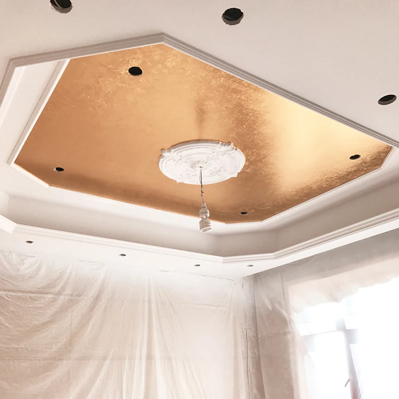 Imitation Gold Leaf Sheets Foil Paper 10pcs 8X8.5cm
