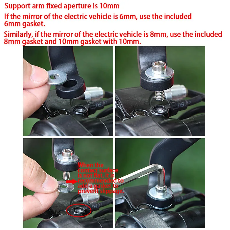 GUB Motorcycle Phone Holder 360-degree Rotation Aluminum Alloy Easy Installation Stable Phone Holder for Motorcycle Riding Tool