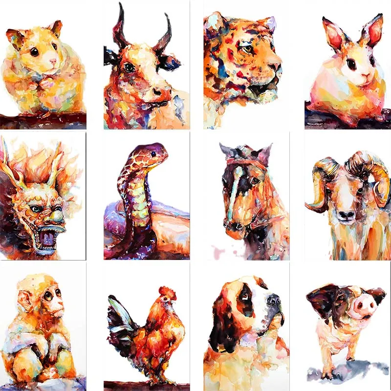 5D-DIY-Chinese-Zodiac-Diamond-Painting-Birthday-Gift-Animal-Diamond-Embroidery-Mosaic-Dragon-Tiger-Dog-DIY