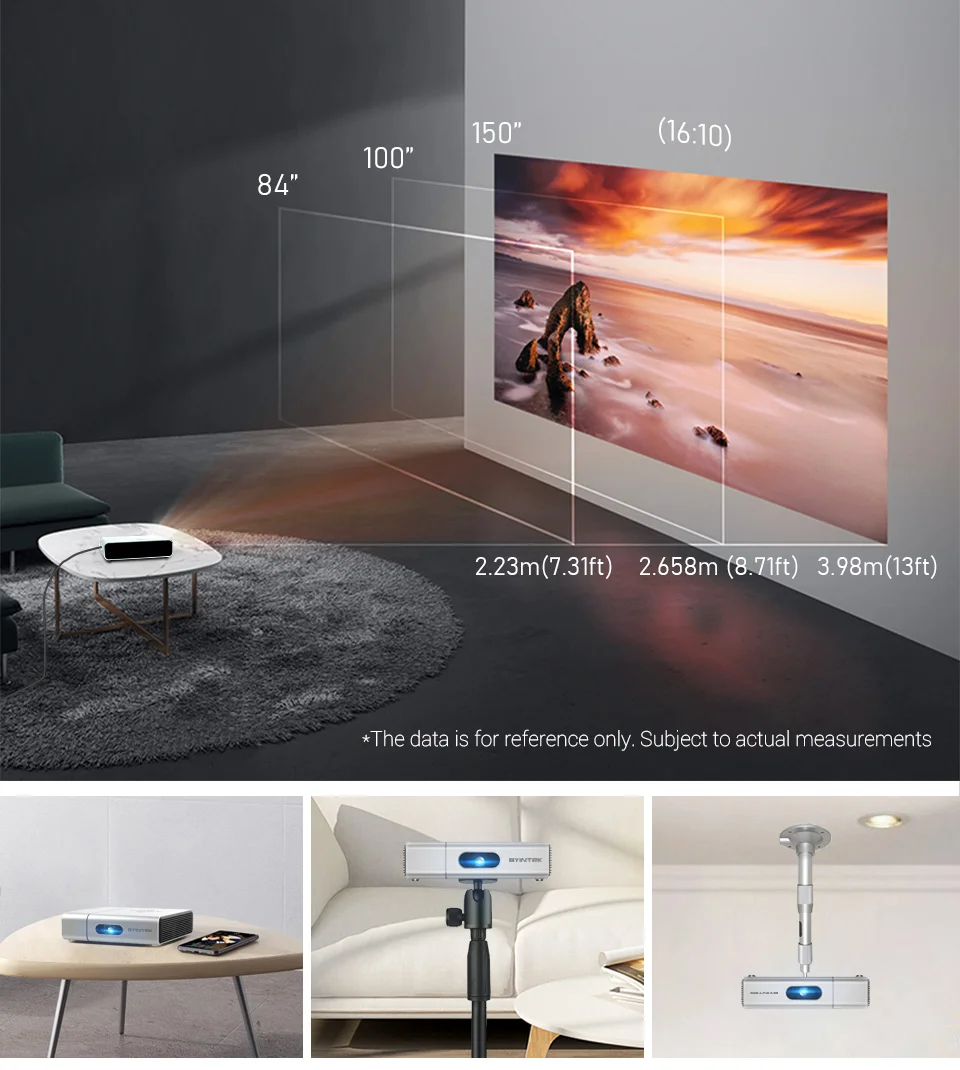 BYINTEK U50 Full HD 1080P lAsEr LED DLP Mini 3D 4K Android Smart 13 Hf9a00a5fb9bb449fa67b921ae97b263aK