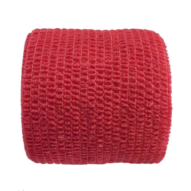 Горячая Распродажа, самоклеющиеся эластичные повязки, красочные спортивные самоклеющиеся эластичные повязки, повязки для мышц, нетканые ленты для колена - Цвет: Красный