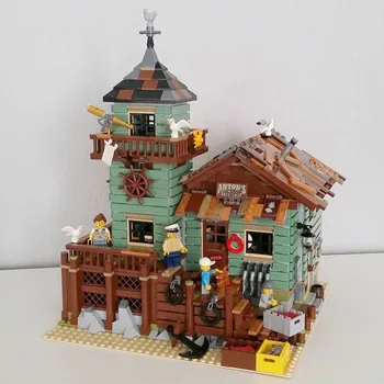 

The Old Fishing Store 2109PCS City Creator Movie Series Compatible With 16050 21310 Model Building Blocks Sets Bricks Kits Toys
