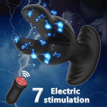 Prostate Massager Electric Shock Vibrating Anal Toys Wearable Anal Vibrator Wireless Butt Plug Dilator Sex Toys for Men Women 4