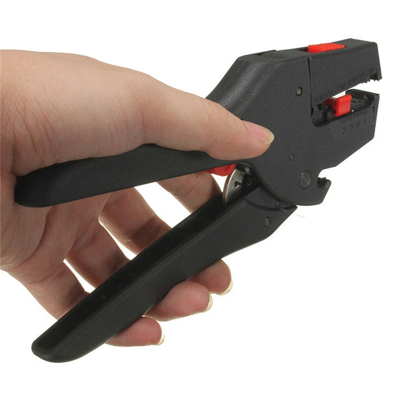 New  Black Automatic Wire Stripper Electrical Cable Insulation Stripping Pliers