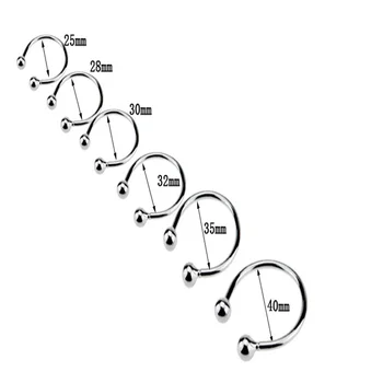 New Male Metal Stainless Steel Penis Ring Top Quality Metal Bdsm Stretcher Delay Ejaculation Sex Toys Bondage Ball Scrotum 4