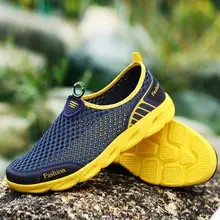 Летняя Уличная обувь для мужчин и женщин легкая дышащая сетка крик пляжная быстросохнущая водонепроницаемая обувь