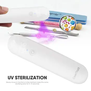 

Double Antibacteria Nail Art Tool Sterilizer UV Disinfection Cleaning Beauty Toothbrush Sterilizer Device