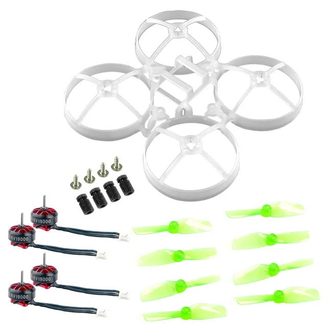 Happymodel EX0802 KV19000 1S Brushless Motor with Damping 40MMX2 Propeller for Moblite7 TinyWhoop RC Quadcopter FPV Racing Drone