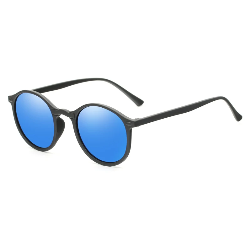 Очки для водителя, поляризованные желтые очки ночного видения для ночного вождения, защитные очки для глаз, анти-светильник, анти-УФ солнцезащитные очки - Название цвета: Blue lens