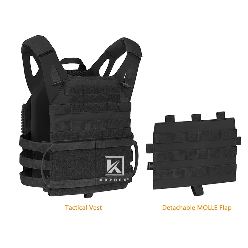 Krydex-タクティカルプレートキャリア、クイックリリース、ア