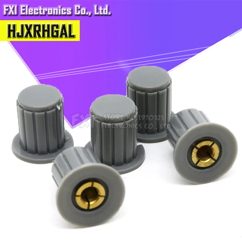 Grey knob button cap suitable for WXD3-13-2W-turn around special potentiometer knob 5PCS potentiometer knobs