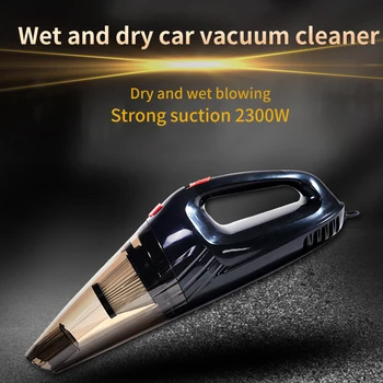 

12V Car Vacuum Cleaner Dry Wet Dual Use Cordless Compressed Air Handheld Vacuum Cleaner 4 Filters For Car Interior Universal