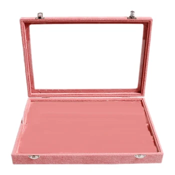 

Transparent Cover Earrings Storage Box Jewelry Display Box Earring Box Earring Tray Display Rack