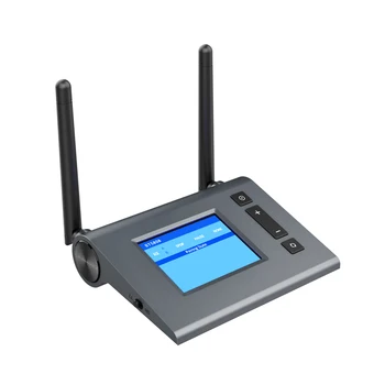 

Bluetooth 5.0 Long Range Aptx HD Low Latency RCA Aux 3.5mm Audio Optical TV Transmitter Receiver By-Pass Wireless Music Adapter