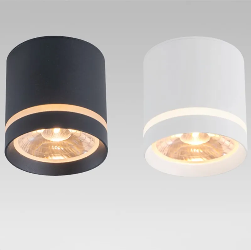 Dimmable Cylinder LED Downlights 7W 10W 12W COB LED Ceiling Spot Lights AC85~265V LED Background Lamps Indoor Lighting Dimmable Cylinder LED Downlights 7W 10W 12W COB LED Ceiling Spot Lights AC85~265V LED Background Lamps Indoor Lighting