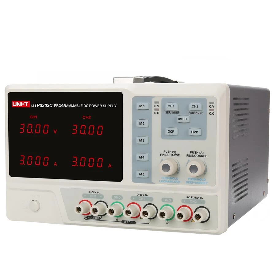 Блок питания UTP3303C Новый программируемый линейный блок постоянного тока с 4