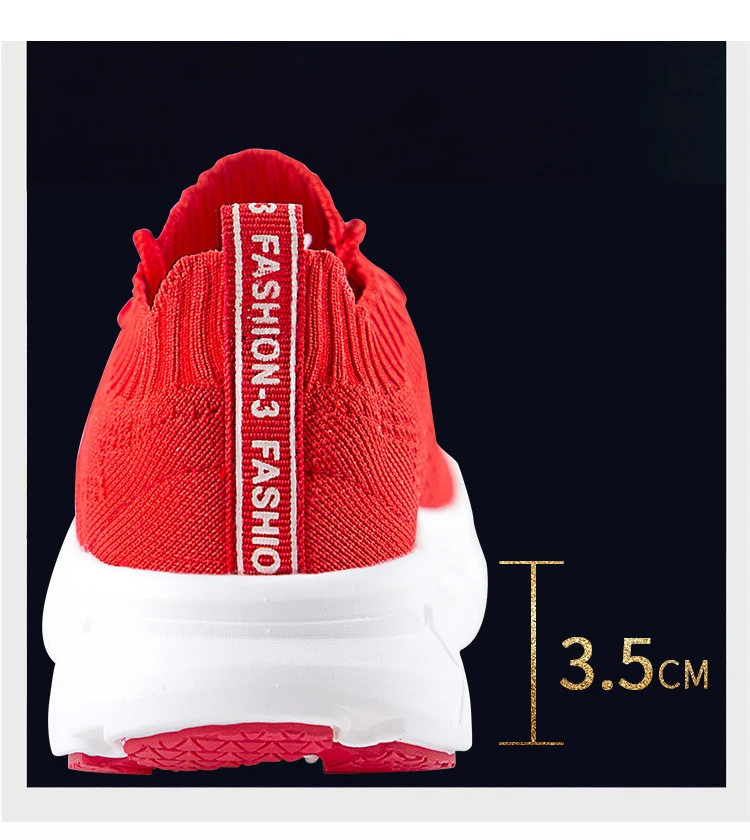 2019 Breathable Flying Woven Women's Casual Sneakers-6