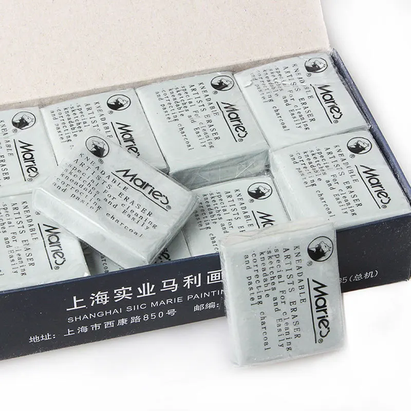 Plasticity Soft Rubber Eraser Student Drawing Sketch Highlight Novelty Plasticine Pencil Eraser Art Supplies Stationery 1Pcs