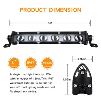 

Waterproof LED Lights Lamp Bulb Replacement White 6000LM Spot Beam DC 3-30V 6000K