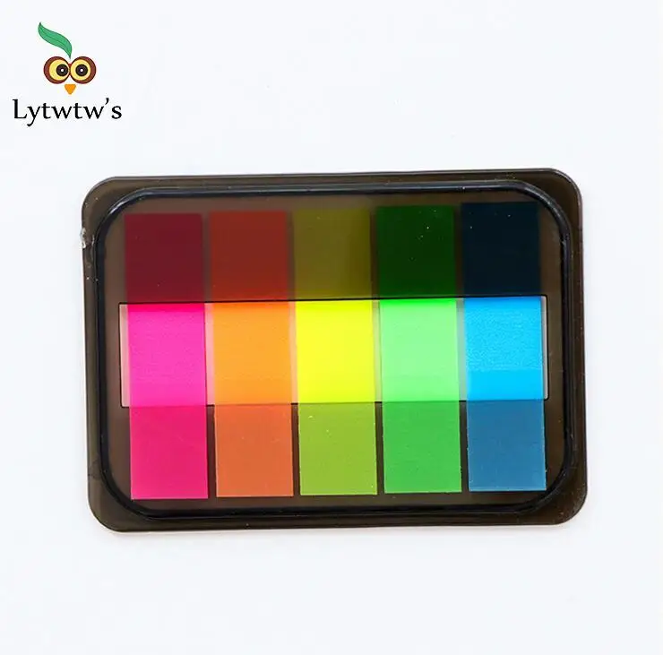 Флуоресцентный клей для заметок клейкий закладка маркер наклейка планировщика