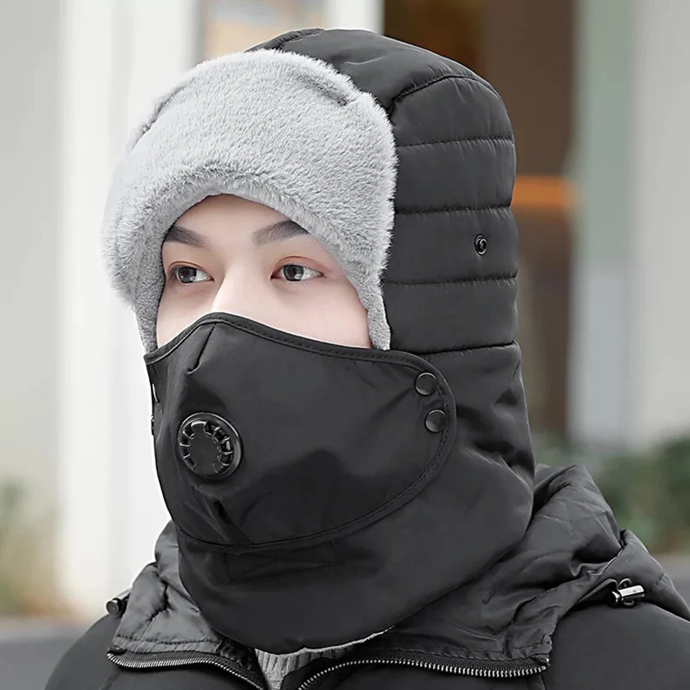 Winter Balaclava with Glasses & Fave Cover Waterproof Windproof Ushanka