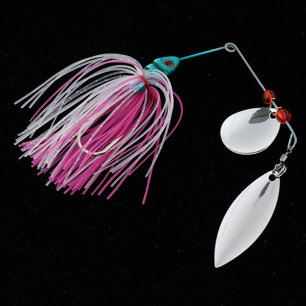 Lifelike Metal Fishing Lure Spinner Bait Spoon Tackle Bass Crankbaits Spinnerbaits