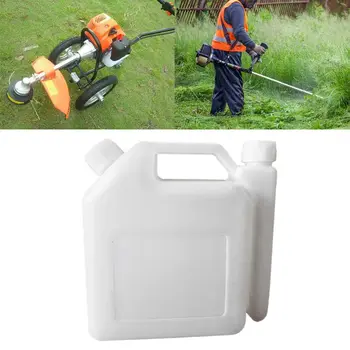 

1.5L Litre 2-Stroke Petrol Fuel Oil Mixing Bottle Tank For Trimmer Chainsaw Tools Parts 1:25 4XFD