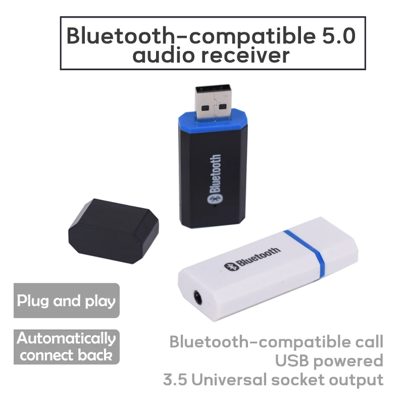 5 в Bluetooth-совместимый приемник для динамика аудио адаптер мобильный телефон