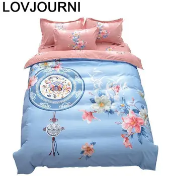 

Queen Bedding Couvre Lit Luxe Dekbedovertrek Lits-jumeaux Jogo Cotton Ropa Roupa De Cama Bed Linen Sheet And Quilt Cover Set