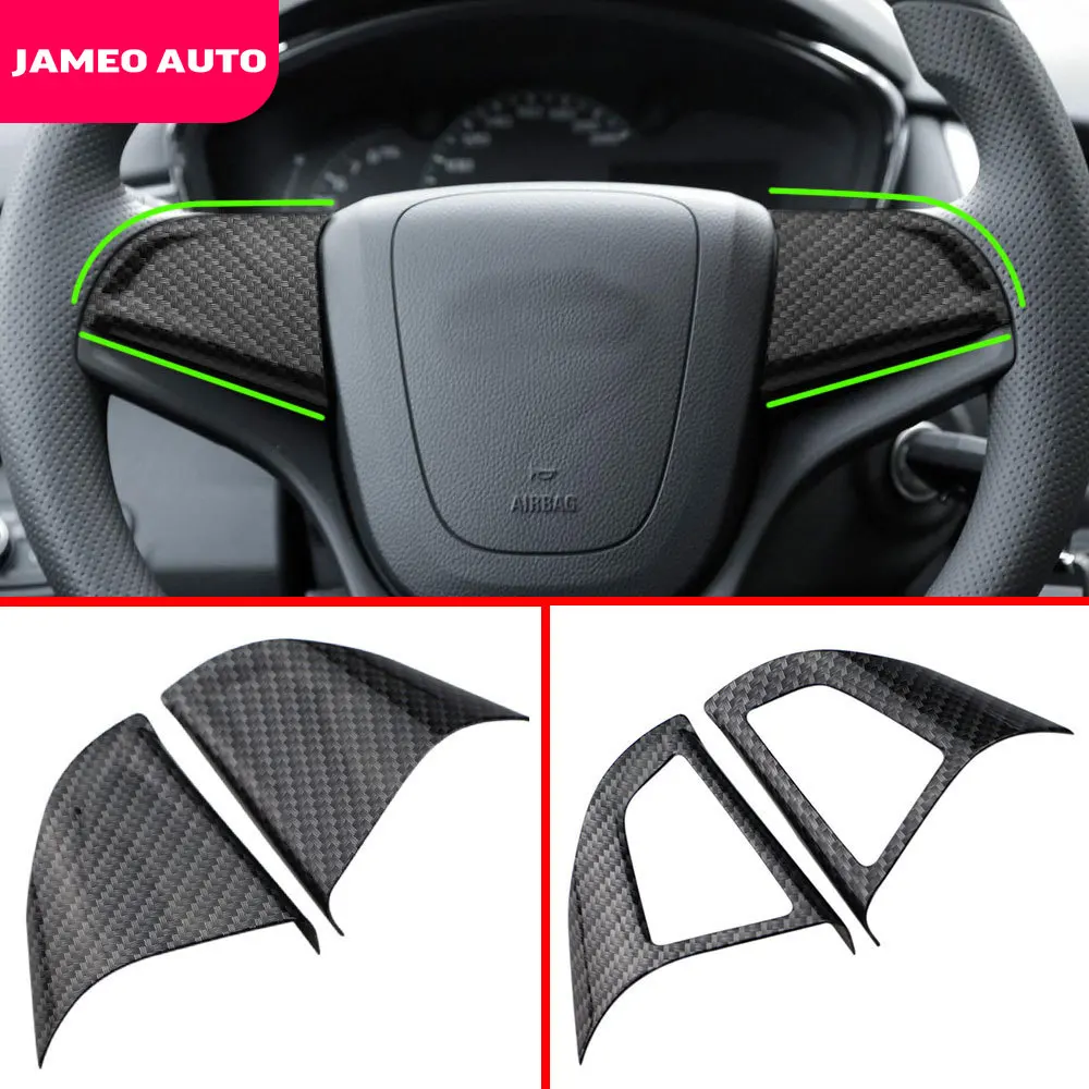 Jameo Auto Car Styling Steering Wheel Buttons Protection Cover Trim